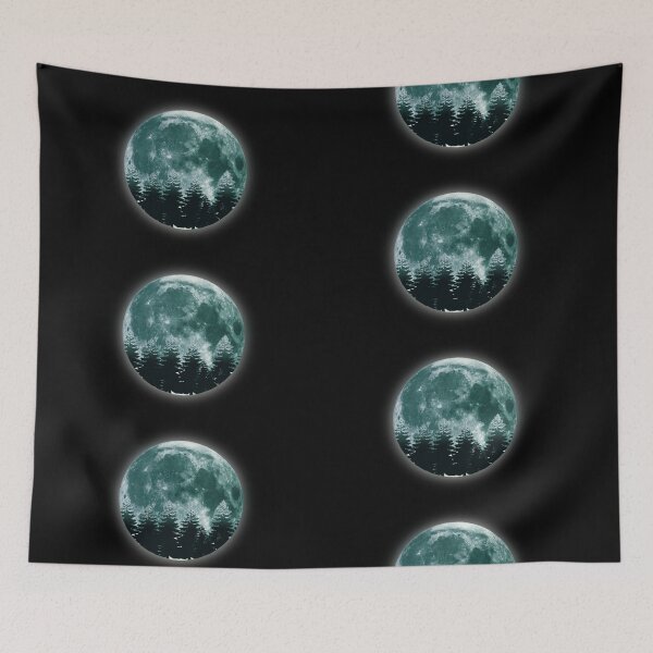 Item preview, Bright Moon with Trees in the dark. designed and sold by Boztik-Designs.