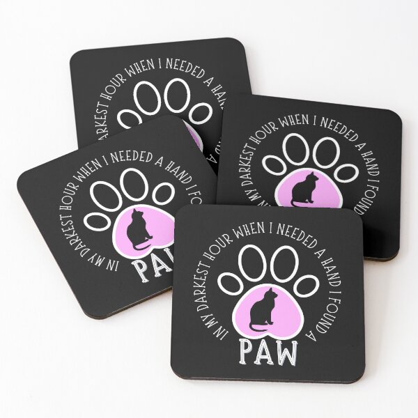 Item preview, In My Darkest Hour When I Needed A Hand I Found A Paw (Cat) designed and sold by SimplyMe-Plus.