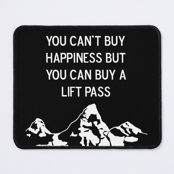 Item preview, Ski Snowboard Lift Pass Grand Teton Mountains designed and sold by Ward Workshop Art.