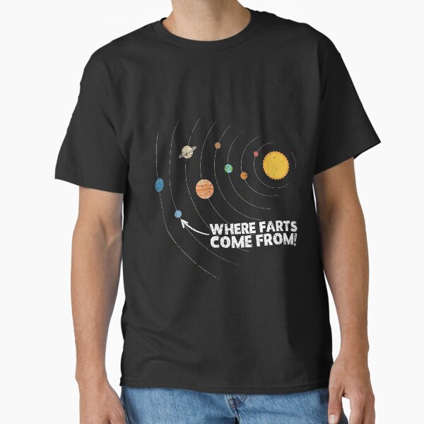Item preview, Where Farts Come From - Uranus - Funny Planets designed and sold by Invidia Gear.