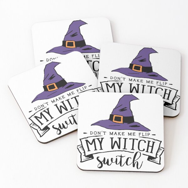 Item preview, Dont Let Me Flip My Witch Switch - Halloween Funny Puns designed and sold by Avani01.