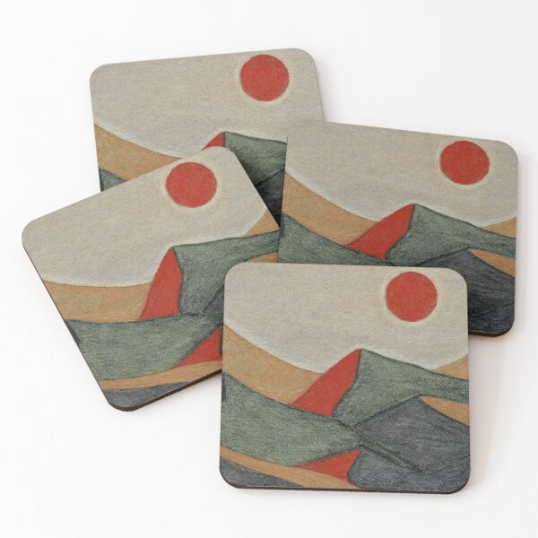 Item preview, Color Blocked Moons designed and sold by Crystal Fiquette.