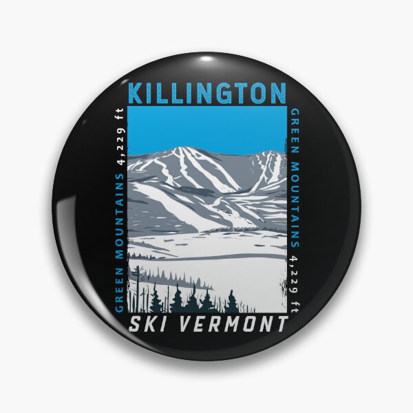 Item preview, Killington Ski Area Winter Vermont Distressed designed and sold by KrisSidDesigns.