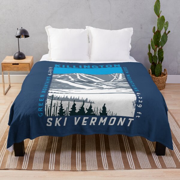 Item preview, Killington Ski Area Winter Vermont Distressed designed and sold by KrisSidDesigns.