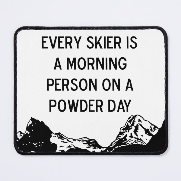 Item preview, Ski Powder Mountains designed and sold by Ward Workshop Art.