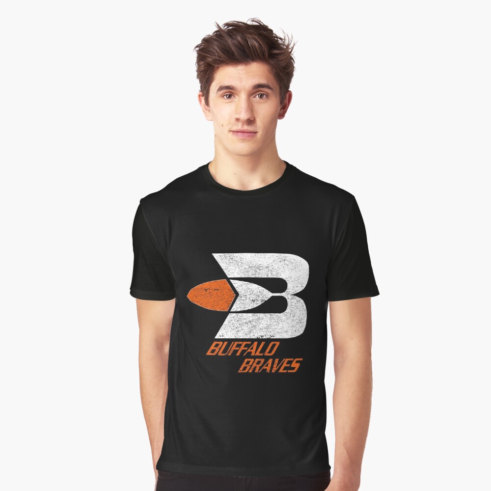 Buffalo Braves Distressed Logo Shirt - Defunct Basketball Team