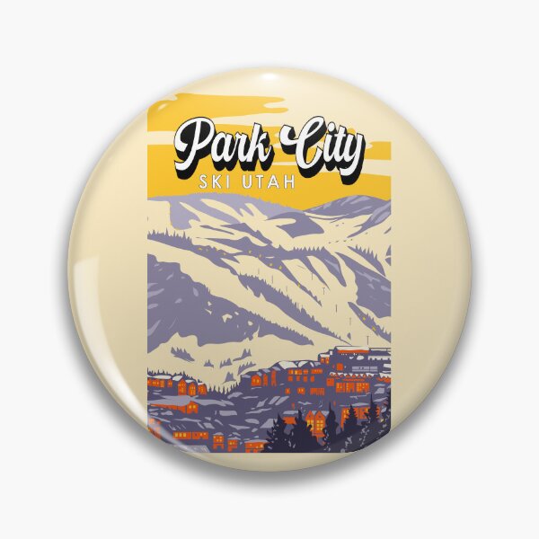 Item preview, Park City Utah Winter Resort Vintage designed and sold by KrisSidDesigns.