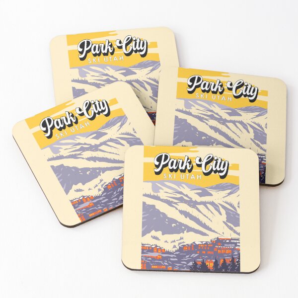Item preview, Park City Utah Winter Resort Vintage designed and sold by KrisSidDesigns.