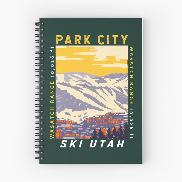 Item preview, Park City Utah Winter Resort Distressed designed and sold by KrisSidDesigns.
