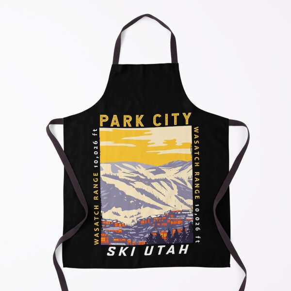 Item preview, Park City Utah Winter Resort Distressed designed and sold by KrisSidDesigns.