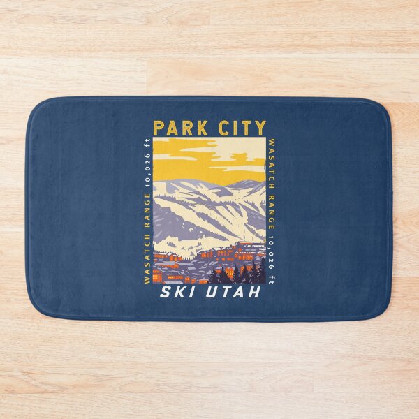 Item preview, Park City Utah Winter Resort Distressed designed and sold by KrisSidDesigns.
