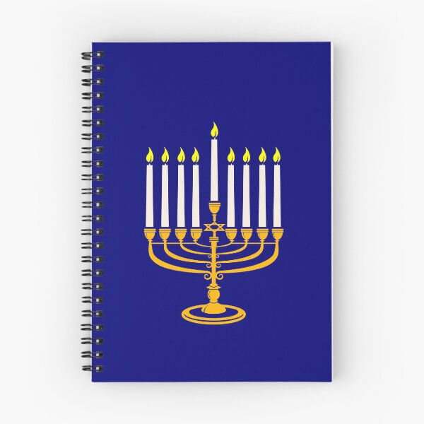 Item preview, yellow menorah hanukkah jewish designed and sold by Gossip Rag.