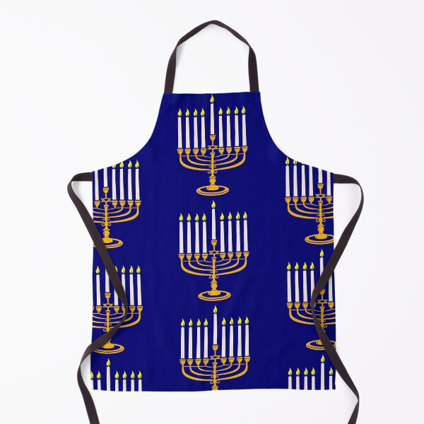 Item preview, yellow menorah hanukkah jewish designed and sold by Gossip Rag.