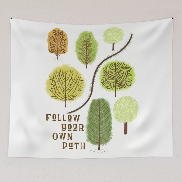 Item preview, Follow Your Own Path designed and sold by BunnyThePainter.