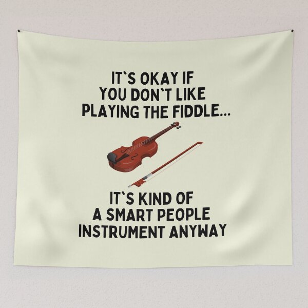 Item preview, Fiddle Smart People Instrument Anyway For Violin Player And Classic Musician As A Fiddle Player designed and sold by Funwithmusic.