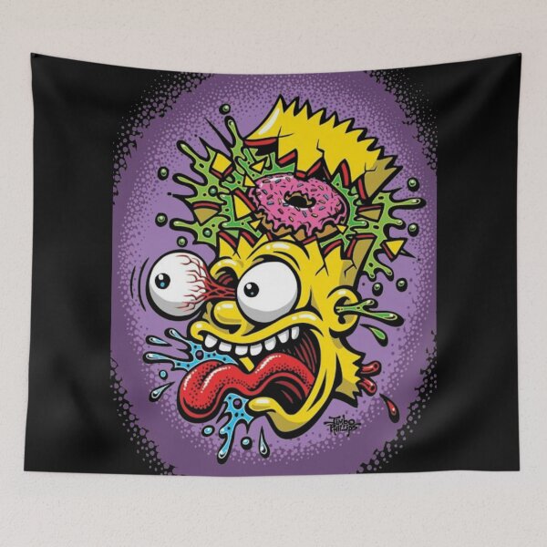 Item preview, Crazy Bart on Purple designed and sold by LUNAROSsAa.
