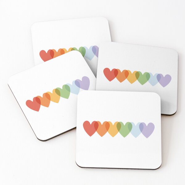 Item preview, colorful earts, lgbt symbol designed and sold by jassnour.