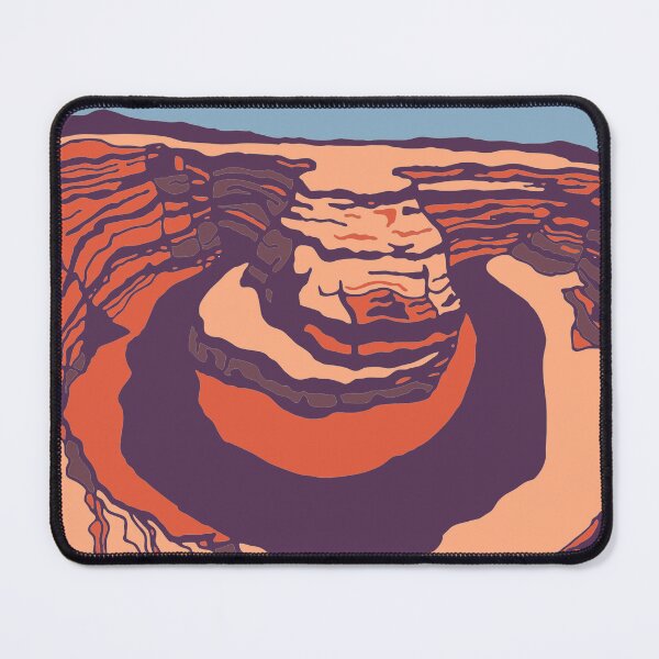Item preview, Horseshoe bend in desert shades  designed and sold by Ward Workshop Art.