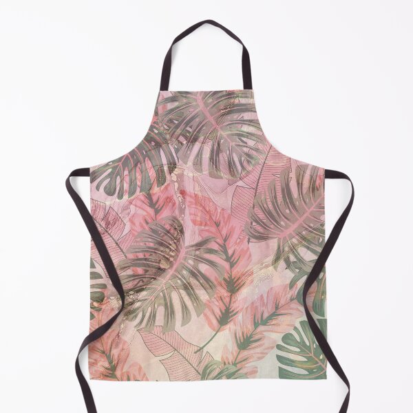 Item preview, pink watercolor flower leaf pattern designed and sold by Beeroclock.