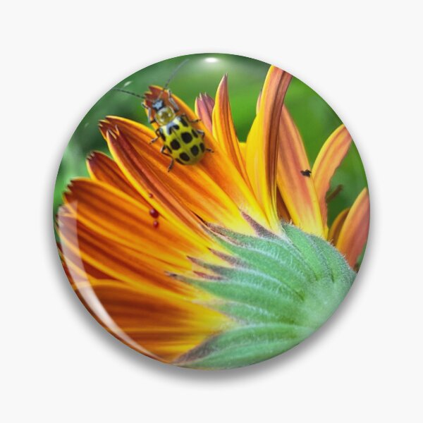 Item preview, Lucky Ladybug on Wildflower designed and sold by TherapeuticNest.