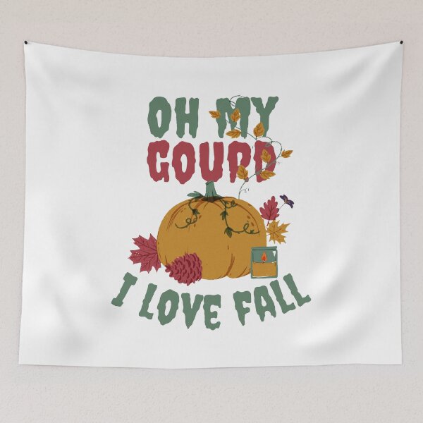 Item preview, Oh my gourd I love fall - Pumpkin pun  designed and sold by yoshra.