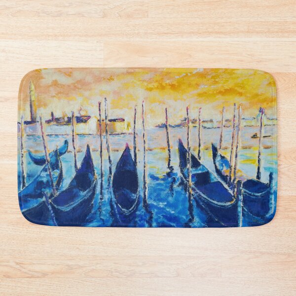 Item preview, Sunset in Venice - Pastel painting by Winnie Tam, Redbubble Artist designed and sold by Winnie Tam.