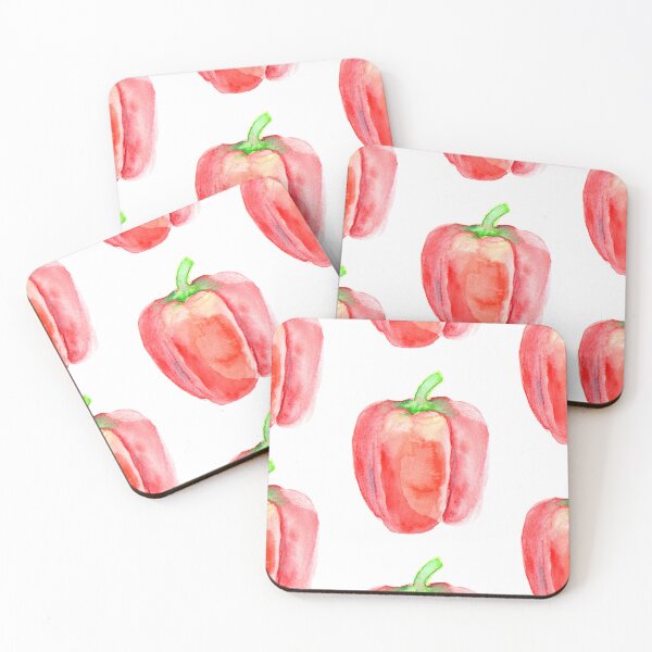 Item preview, Watercolor peppers designed and sold by nerdy-painter.