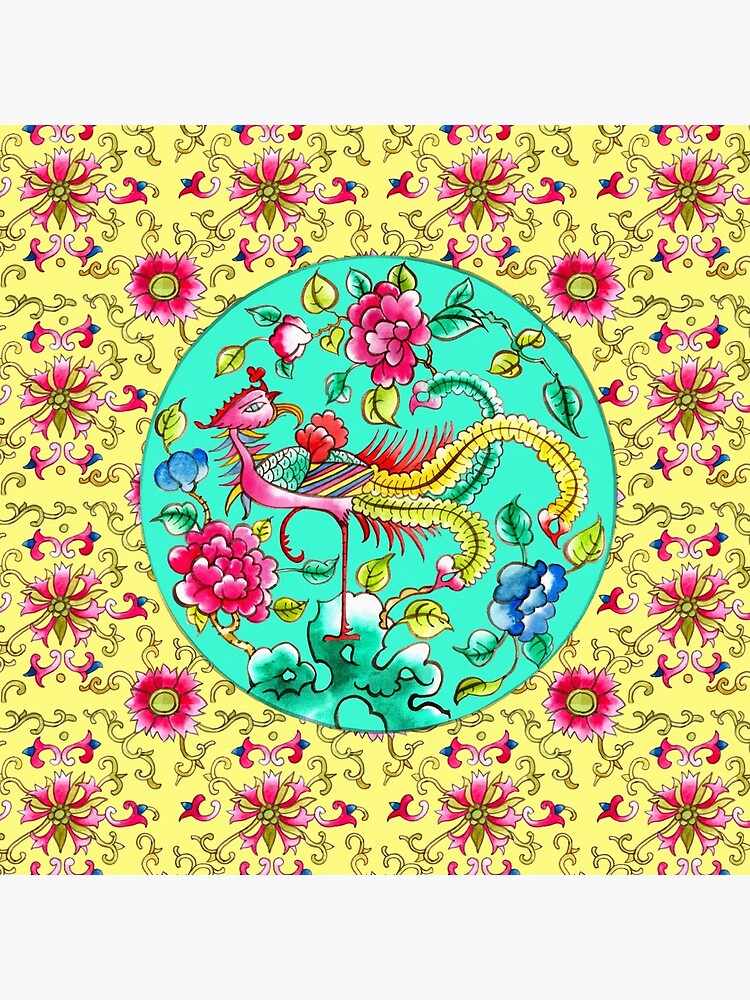 Peranakan Pattern: Emerald