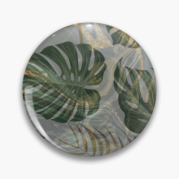 Item preview,  green and gold leaf pattern designed and sold by Beeroclock.