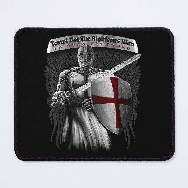 Item preview, Righteous Man - Knight Templar Holding A Sword - Crusader designed and sold by tronictees.