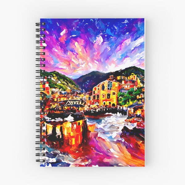 Item preview, Most beautiful place on earth - Cinque terre (painted by AI) designed and sold by MichelangeloAI.