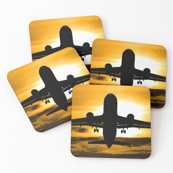 Item preview, AVIATION #33 - Airliner Silhouette at Golden Take-off designed and sold by DEL-Productions.