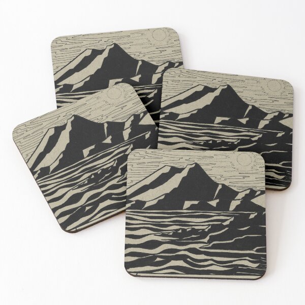 Item preview, Brown and Black Mountainscape designed and sold by Crystal Fiquette.