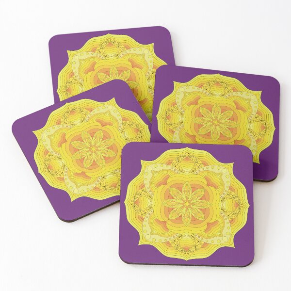 Item preview, Solar Plexus Chakra Mandala designed and sold by sandmannarts.