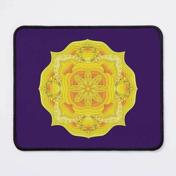 Item preview, Solar Plexus Chakra Mandala designed and sold by sandmannarts.