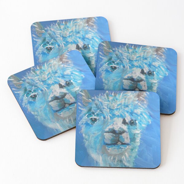 Item preview, alpaca azul designed and sold by carolineskinnerart.