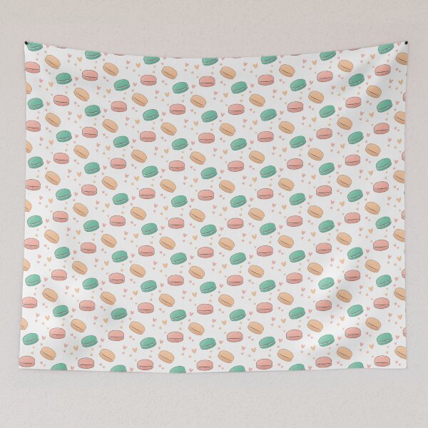 Item preview, testy design with colorful macaroons designed and sold by Olyanazh.