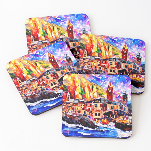 Item preview, Sailor's safe haven - Cinque terre (painted by AI) designed and sold by MichelangeloAI.