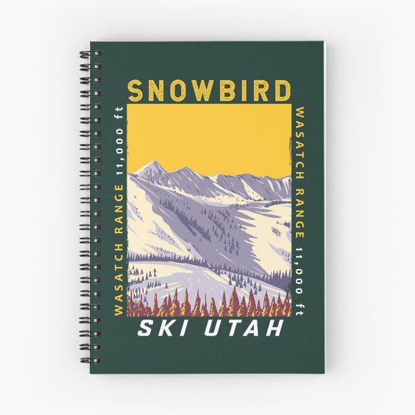 Item preview, Snowbird Ski Area Winter Utah Distressed designed and sold by KrisSidDesigns.