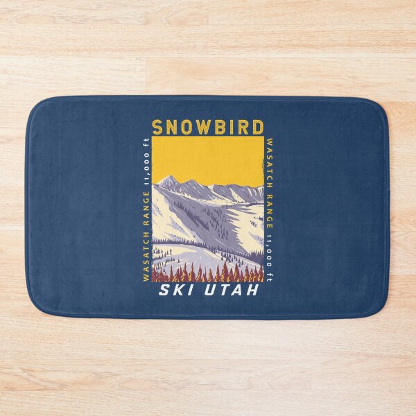 Item preview, Snowbird Ski Area Winter Utah Distressed designed and sold by KrisSidDesigns.