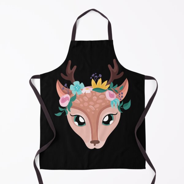 Item preview, Cute Deer Head With Flowers Design, Kids Girls Gift Flower Deer. designed and sold by Waleedw.