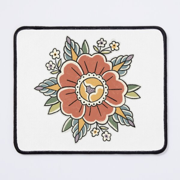Item preview, American Traditional Coral Flower designed and sold by Libby Ward.