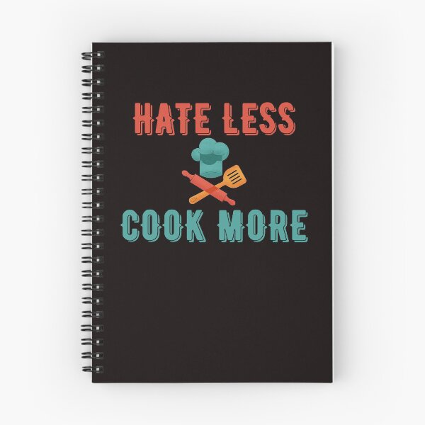 Item preview, Hate Less Cook More Chef Cooking Home Cook Peace Lover  designed and sold by MagicSD Designs.