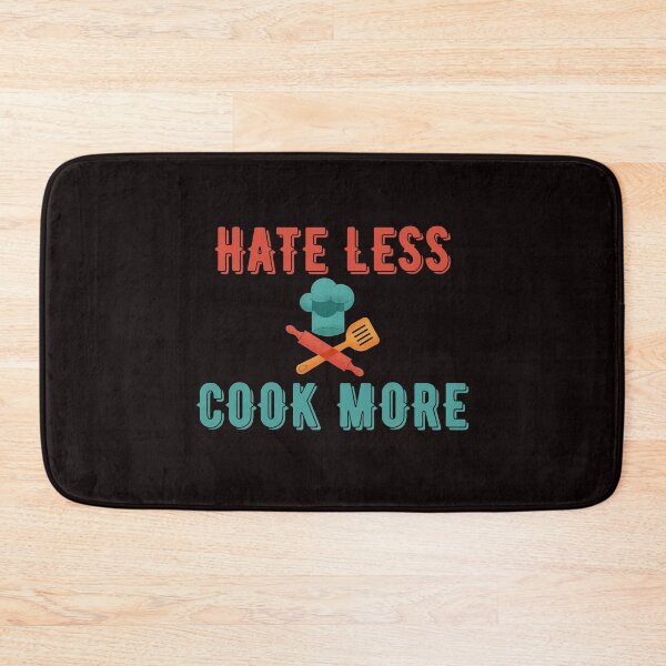 Item preview, Hate Less Cook More Chef Cooking Home Cook Peace Lover  designed and sold by MagicSD Designs.