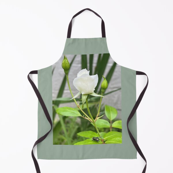 Item preview, White Rose with Fly designed and sold by TherapeuticNest.