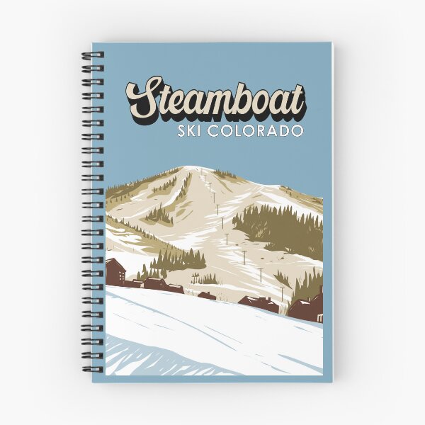 Item preview, Steamboat Ski Area Winter Colorado Vintage designed and sold by KrisSidDesigns.