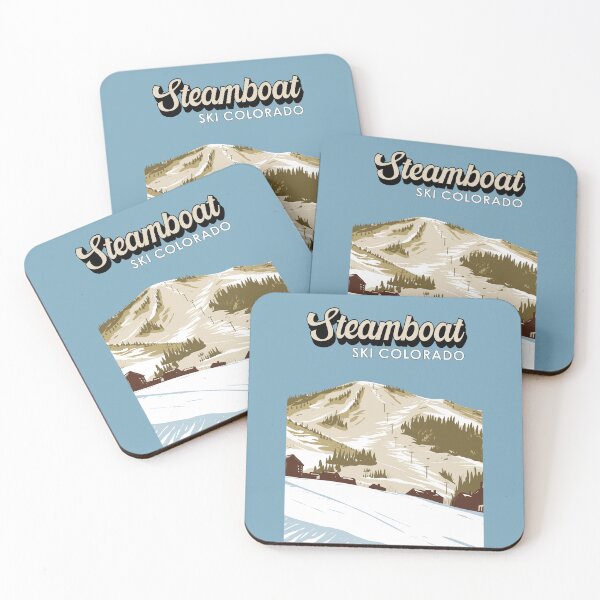 Item preview, Steamboat Ski Area Winter Colorado Vintage designed and sold by KrisSidDesigns.
