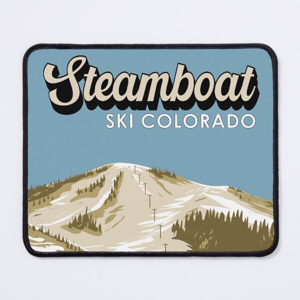 Item preview, Steamboat Ski Area Winter Colorado Vintage designed and sold by KrisSidDesigns.
