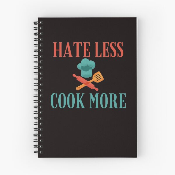 Item preview, Hate Less Cook More Chef Cooking Home Cook Peace Lover  designed and sold by MagicSD Designs.