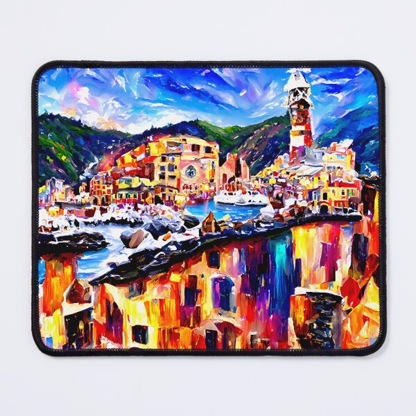 Item preview, A child's dream of the perfect summer - Cinque terre (painted by AI) designed and sold by MichelangeloAI.